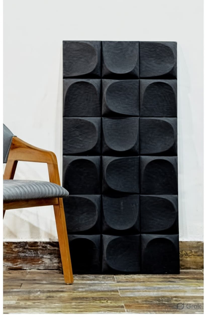 Modern Geometric Acoustic Wall Panel