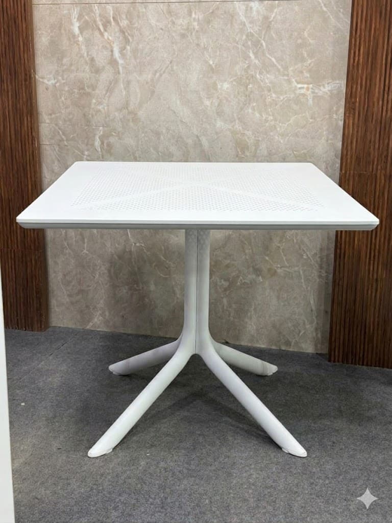 Modern Square Pedestal Dining Table