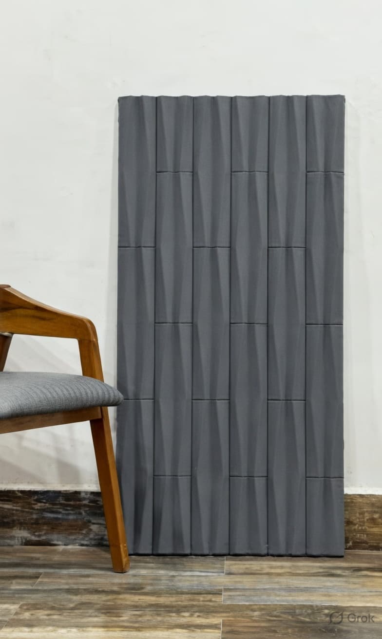 Modern Vertical Wave 3D Wall Panel