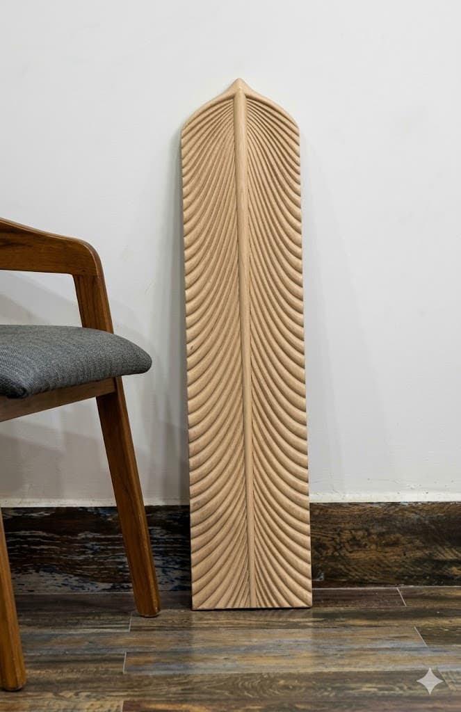 Modern Wooden Arch Fluted 3D Wall Panel