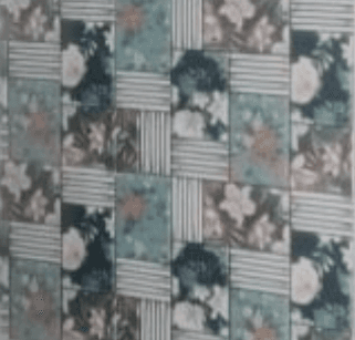 Patchwork design tile
