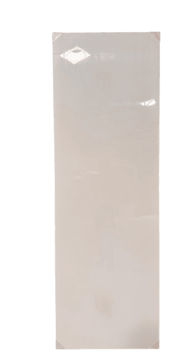 Plain white marble