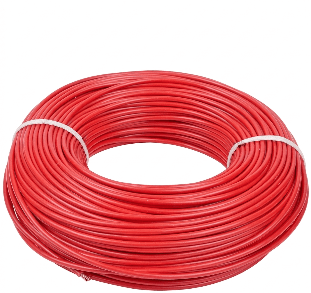 Red PVC Electrical Wire