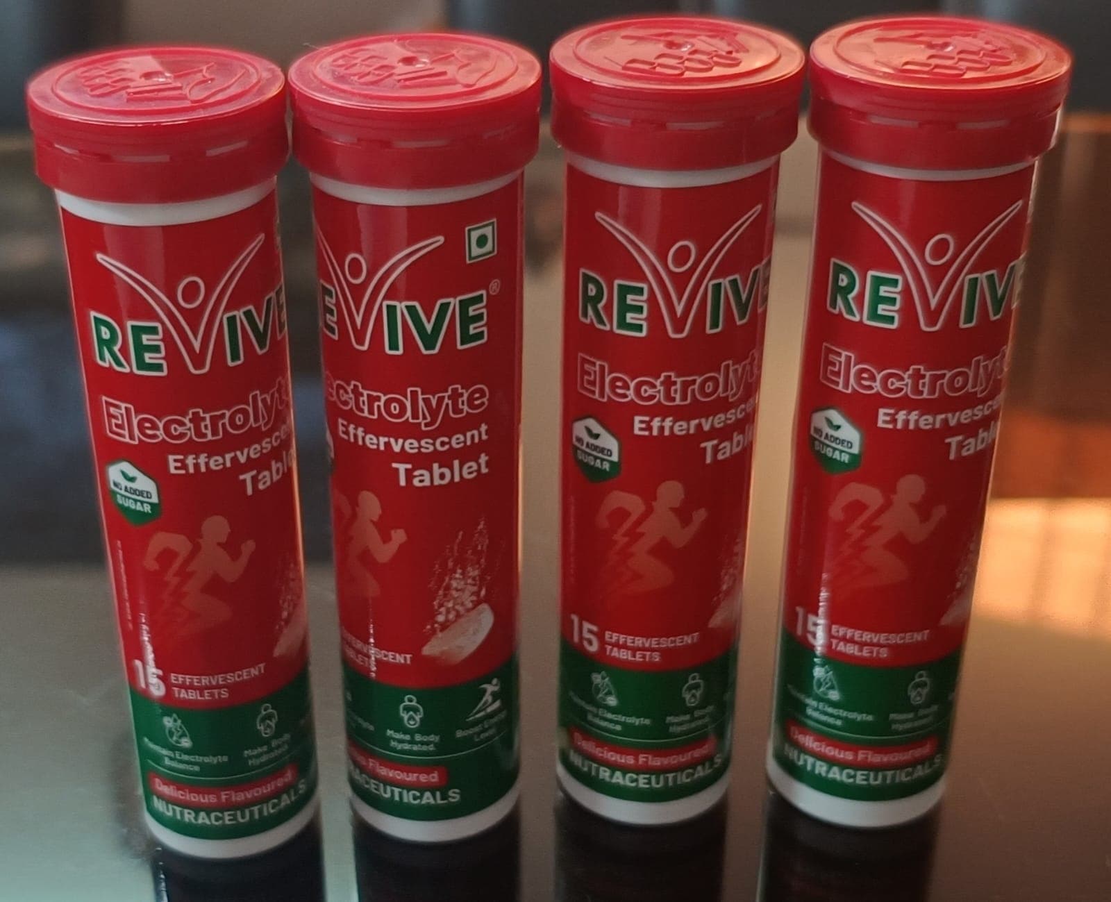 Revive electrolyte effervescent tablet