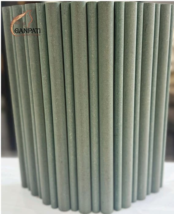 Rounded Fluted Green Column Panel