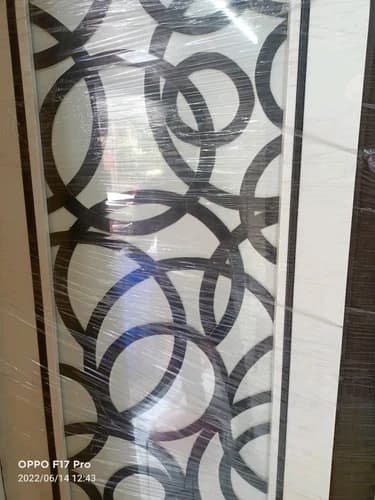 Solid PVC Glass Door