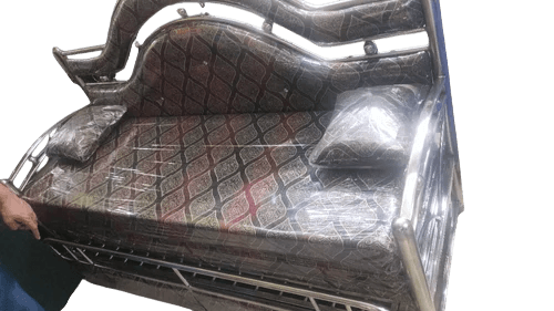 Stainless Steel Designer Sofa Cum Bed