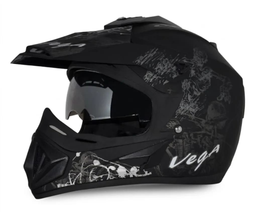 Studds Chrome Eco Full Face Helmet (Graphic Black)