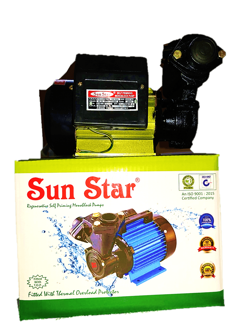 Sun Star Self Priming Monoblock Pump 1 HP