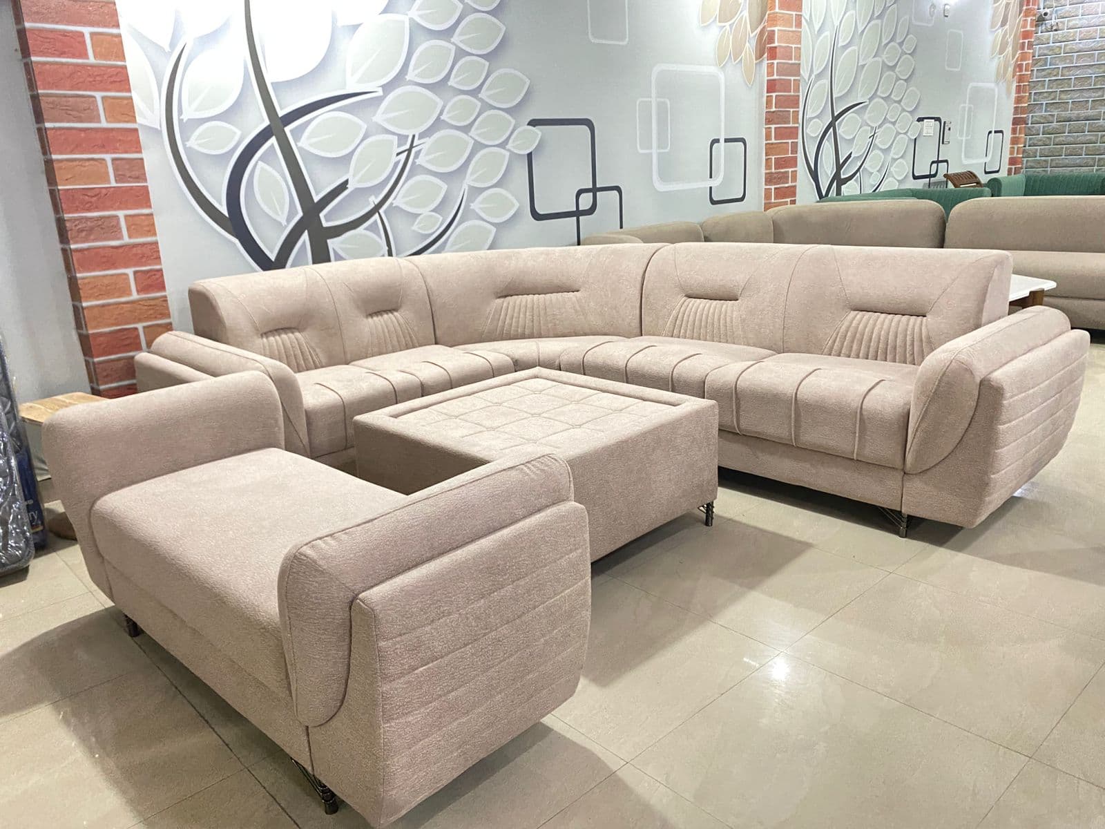 U Shape Sofa Set