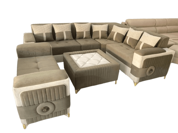 U shape sofa set