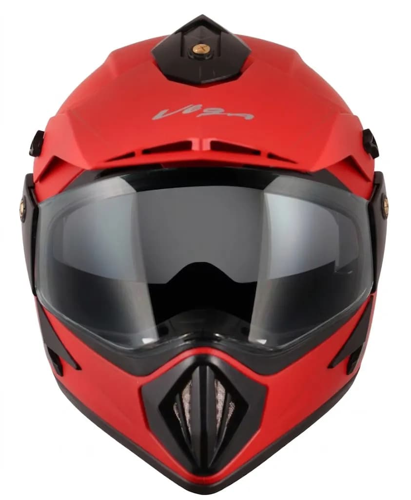 VEGA Off Road D/V Dull Red Off-Road Helmet Medium Helmet