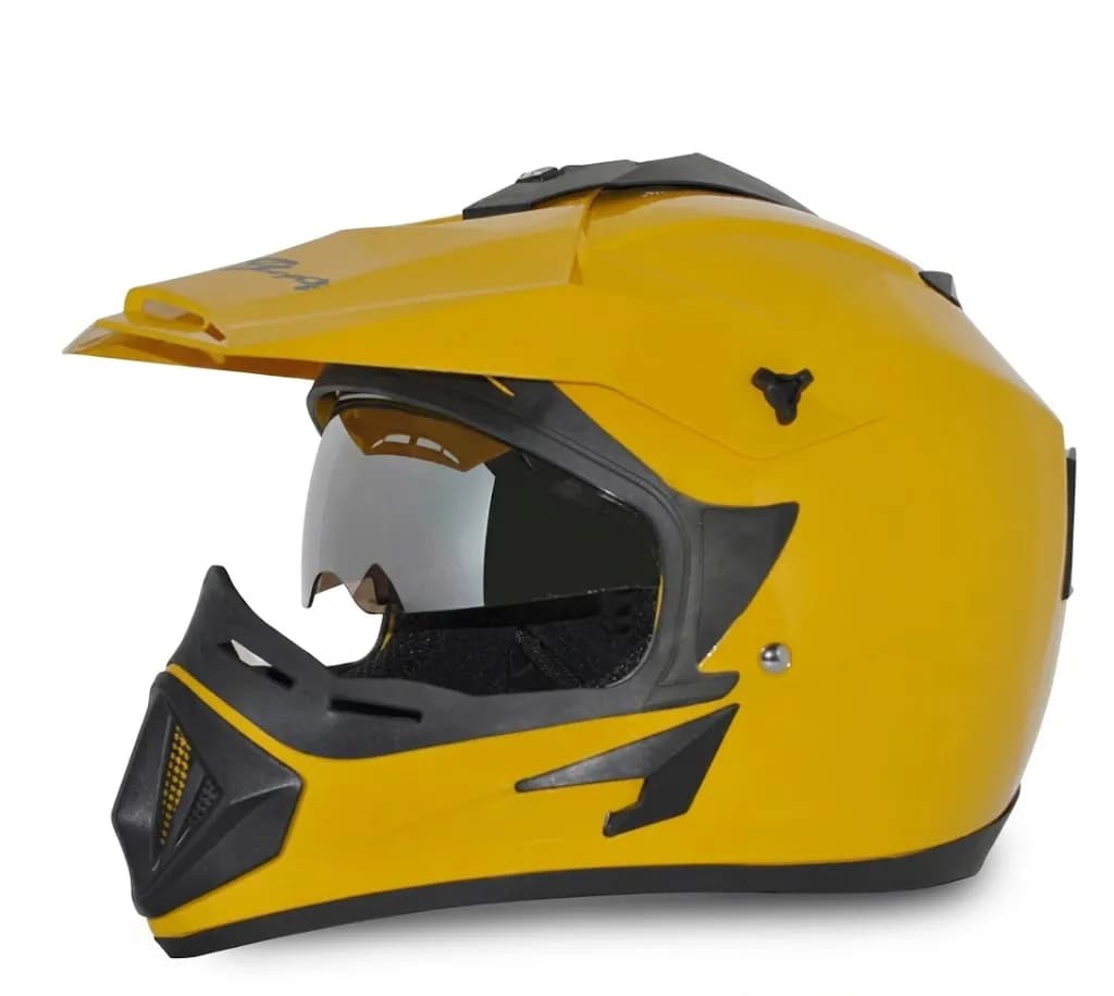 VEGA Off Road D/V Yellow Off-Road Helmet Medium Helmet