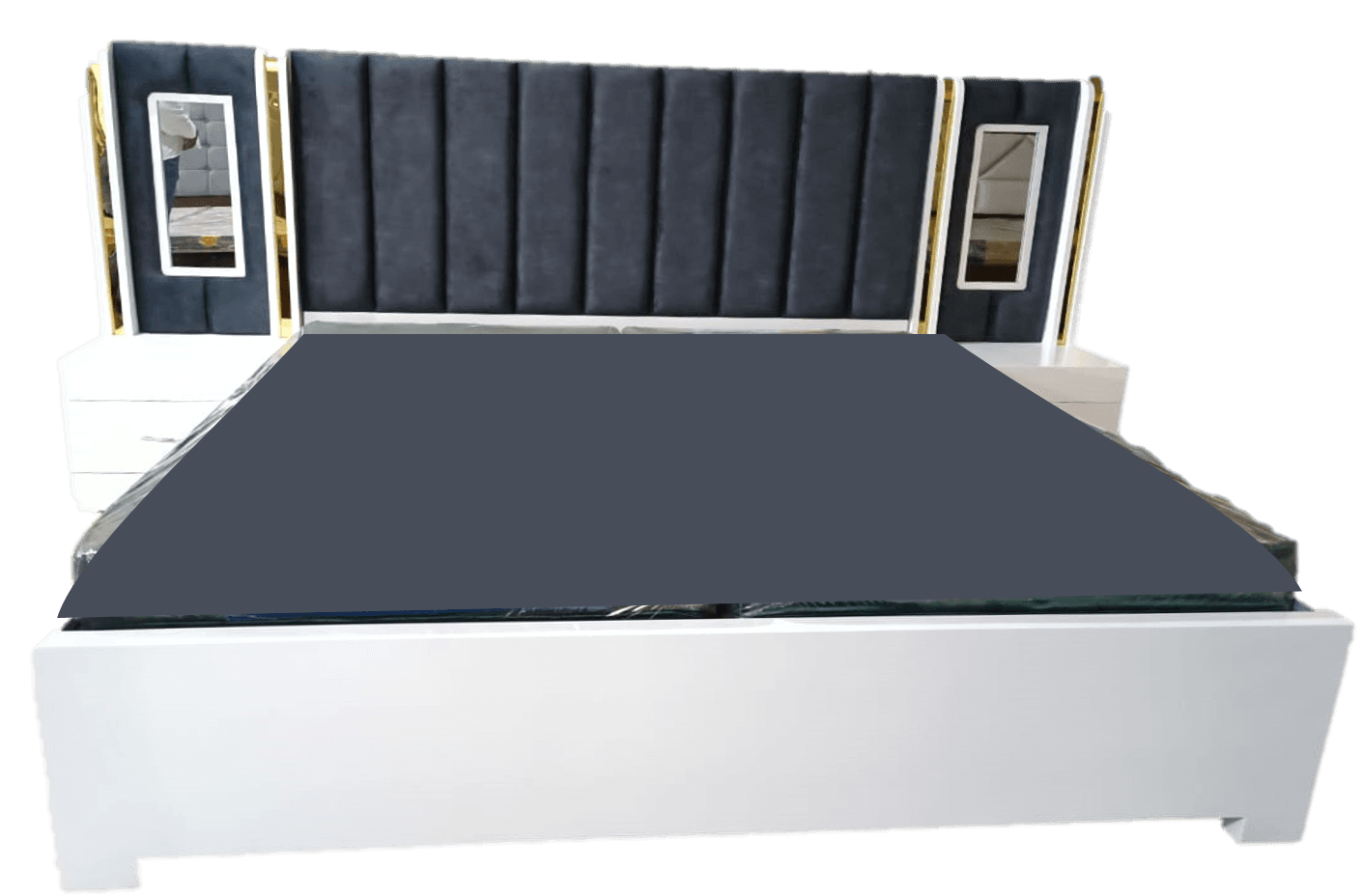 White Modern Cozy Kingsize bet