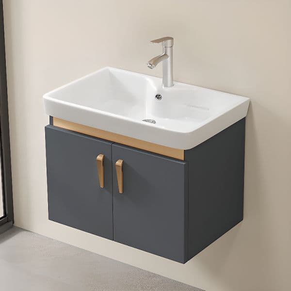 White ceramic washbasin