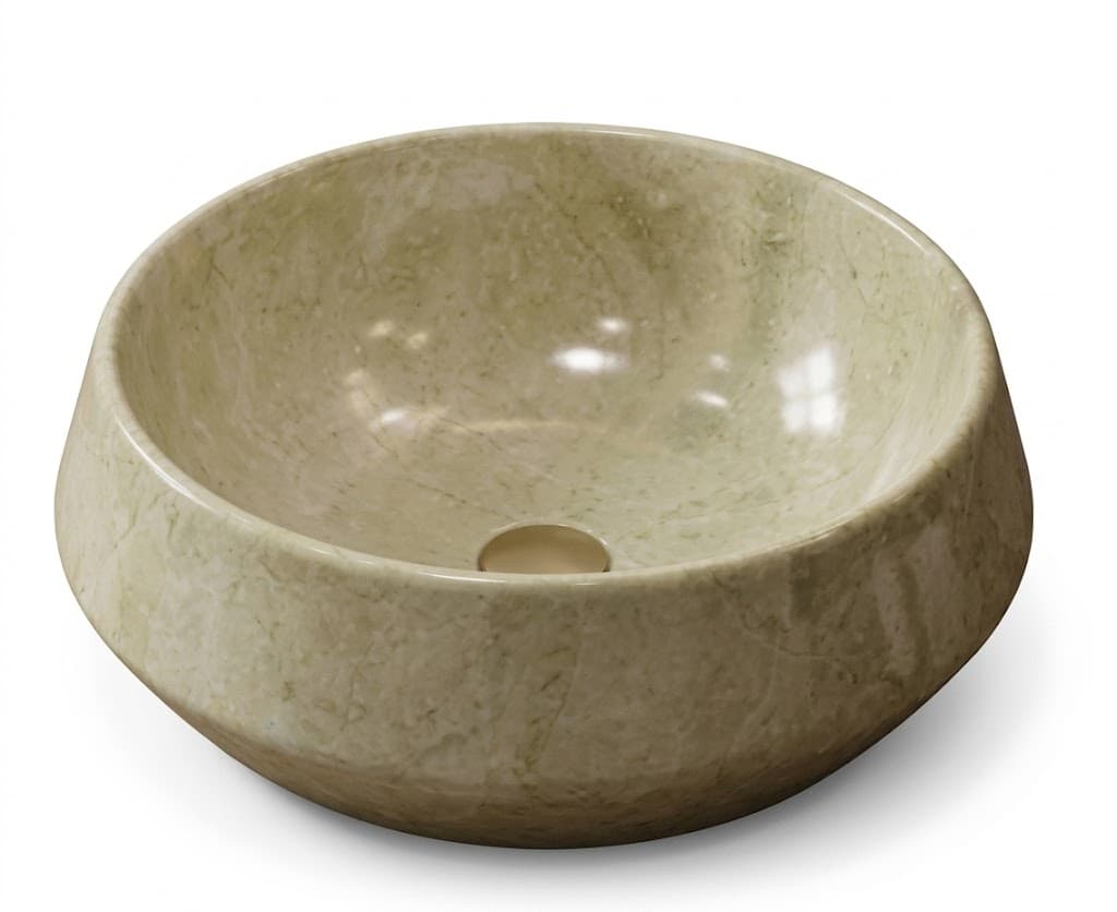 White Ceramic Tabletop Basin