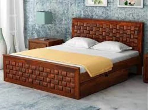 Wooden Double Bed