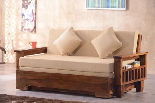 Wooden Sofa Cum Bed
