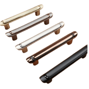 modern dual-tone pull handles.