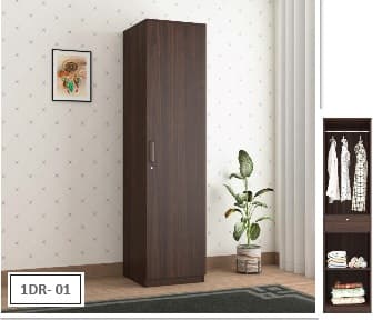 single door wardrobe