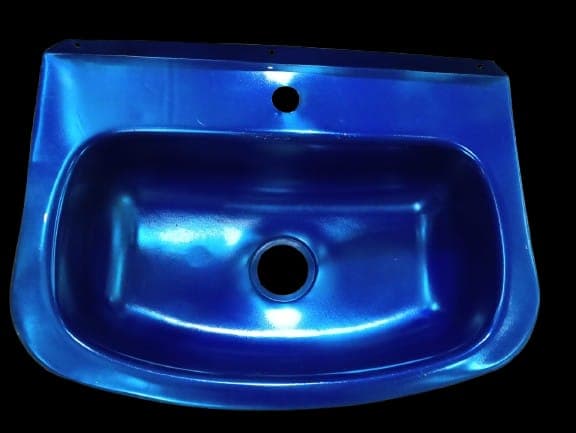 wall mounted steel wash basin