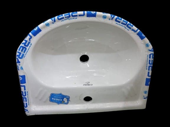 white wash basin